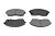 Колодки тормозные передние JAC Sunray, Sollers Atlant (S35010030F3AM001) (артикул 73498)