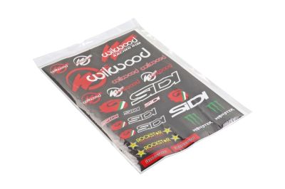 наклейки: wilwood,sidi,rockstar,monster energy,bridgestone (30x45)