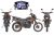 Мотоцикл KAYRO ENDURO "NOMAD" (артикул 79910)