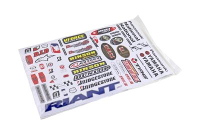 Наклейки: Panasonic,National,YAMAHA,TAG,ERISS,ADVANCE,VFORCE,HINSON,MAXIMA,DUNLOP,BRIDGESTONE,RIANT,D.I.D. (30x45) (артикул 22747)