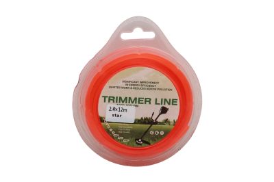 Леска триммерная (2,4*12м) TRIMMER LINE в блистере (звезда) (артикул 11025)