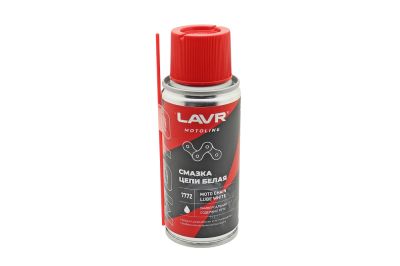 смазка цепная "lavr" (белая) с ptfe (140мл) аэрозоль (ln7772) маркировка