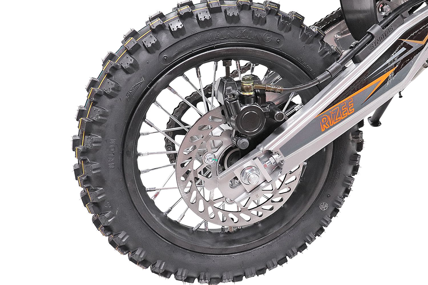 Питбайк RIZEE 125 17/14 K3 BASIС черно-зеленый (артикул 81065)