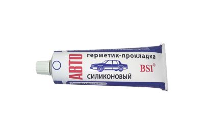герметик-прокладка автомобильный "автосил" (силиконовый,серый) (180гр.) (завод, россия)