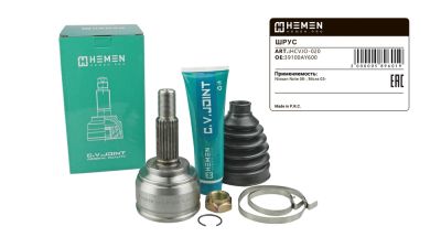 шрус наружный hemen nissan note 06-, micra 03- (hcvjo020)