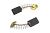 Щетки (№600) Макита (5х11х16,5) CB-303-304 Пружина,пятак,отстрел 1 (артикул 37088)
