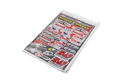 Наклейки: MAXIMA,HINSON,QUAD TECH,FOX,MAXXIS,CV4,VELOCITY,DWT,ITP,TAG,YOSHIMURA (30х45) (артикул 22738)