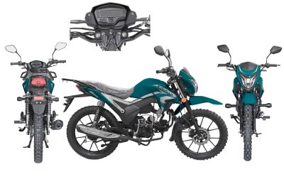 Мопед Alpha SA Max OFFROAD LUX (Форсир.) МОРСКАЯ ВОЛНА (артикул 77591)
