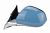 Зеркало левое, 17 контактов, 2 камеры L8, голубой, tech blue (X0282150022EB05) (артикул 82884)