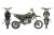 Питбайк RIZEE 125 17/14 K3 BASIС черно-зеленый (артикул 81065)