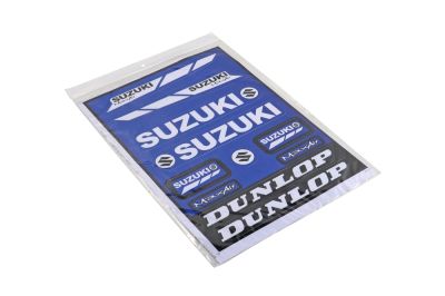 наклейки: suzuki, suzuki maxair, dunlop (22х33)