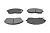 Колодки тормозные передние JAC Sunray, Sollers Atlant (3501010R0284F011) (артикул 73513)