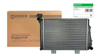 радиатор охлаждения двигателя для lada 2107 (hosr042)