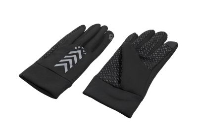 перчатки утепленные sport серые полоски (сенсорные, флис) (m)