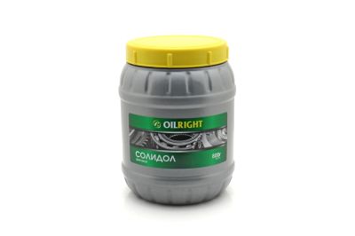 смазка солидол жировой 800 г "oil right"
