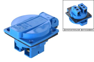 розетка бензогенератора (16a/250v) (010415a)