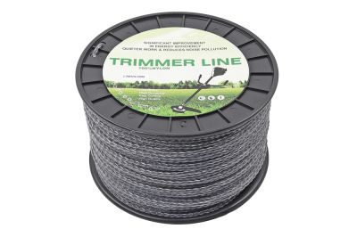 Леска триммерная (3,0*200м) TRIMMER LINE в бобине (квадрат витой с сердечником) (артикул 80950)